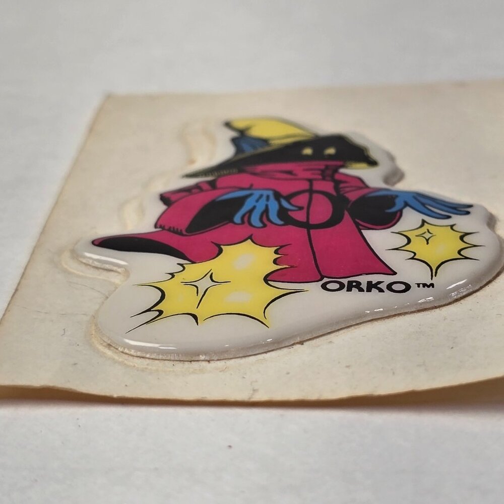Vintage Sticker Puffy MOTU Orko He-Man Masters of the Universe Mattel 1984 80s - Picture 2 of 5
